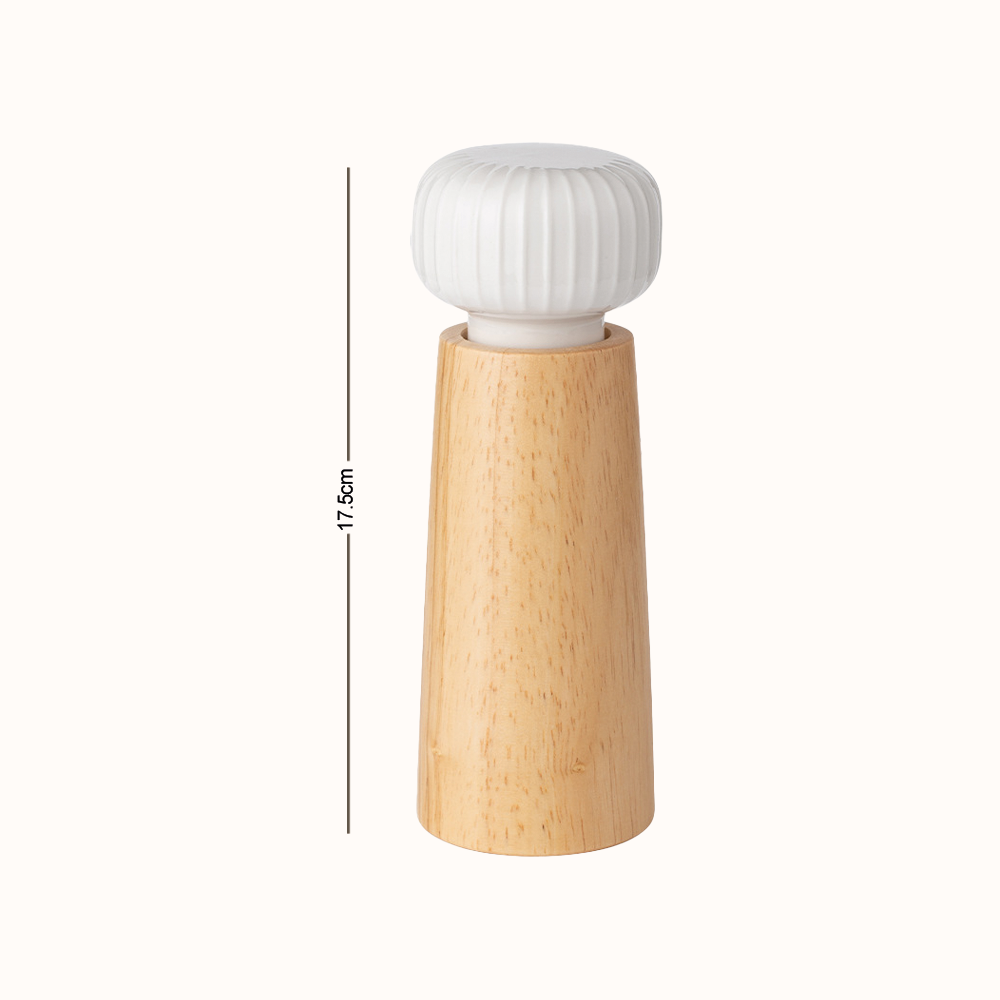 Walnoot Salt & Pepper Grinder Mill 17.5cm adjustable thickness bbq kitchen kitchenware salt pepper grinder solid solid wood spice mill walnoot wood wooden Walnoot