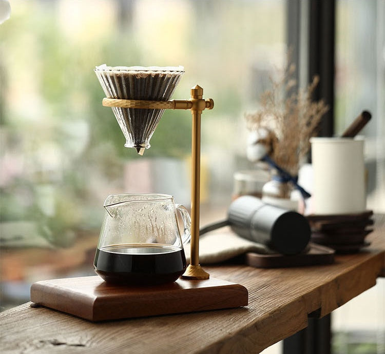 Walnoot Stand Coffee Dripper coffee dripper coffee maker filter stand v60 v60 dripper wooden Walnoot